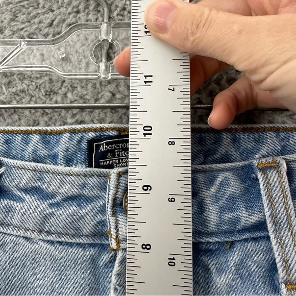 Abercrombie & Fitch Harper Low Rise Shorts Embroidered Floral Festival W 10 30 - Picture 8 of 10